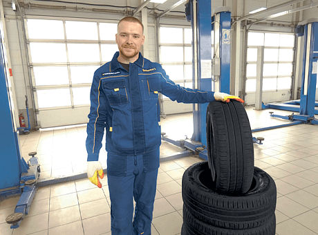 Хранение шин